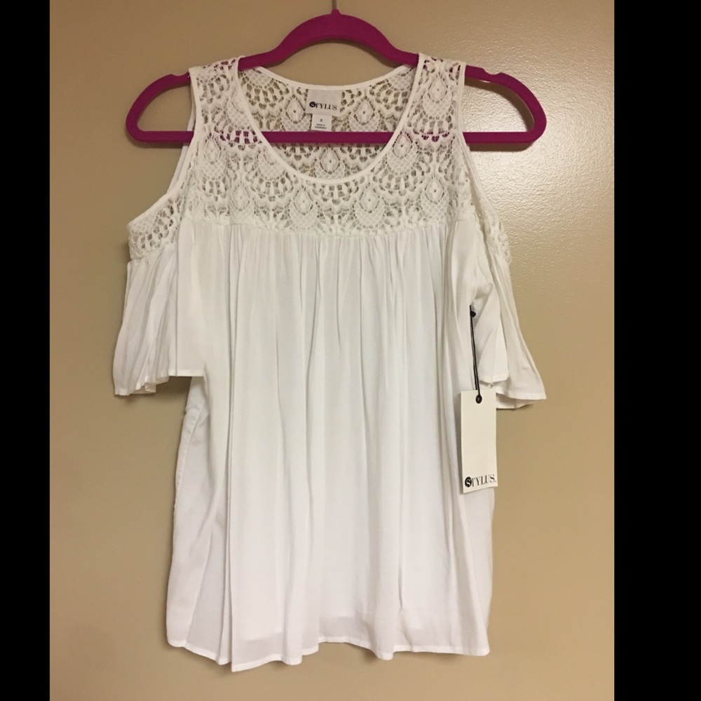 Cold shoulder blouse